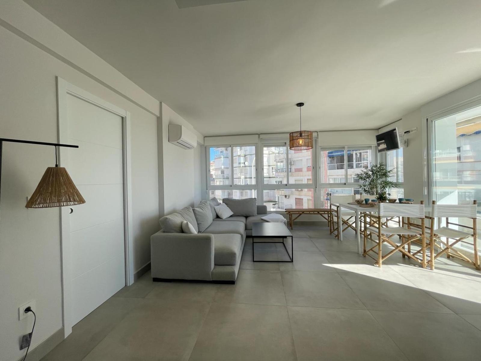 Terrasol Torre Del Mar 1º Linea De Playaアパートメント エクステリア 写真