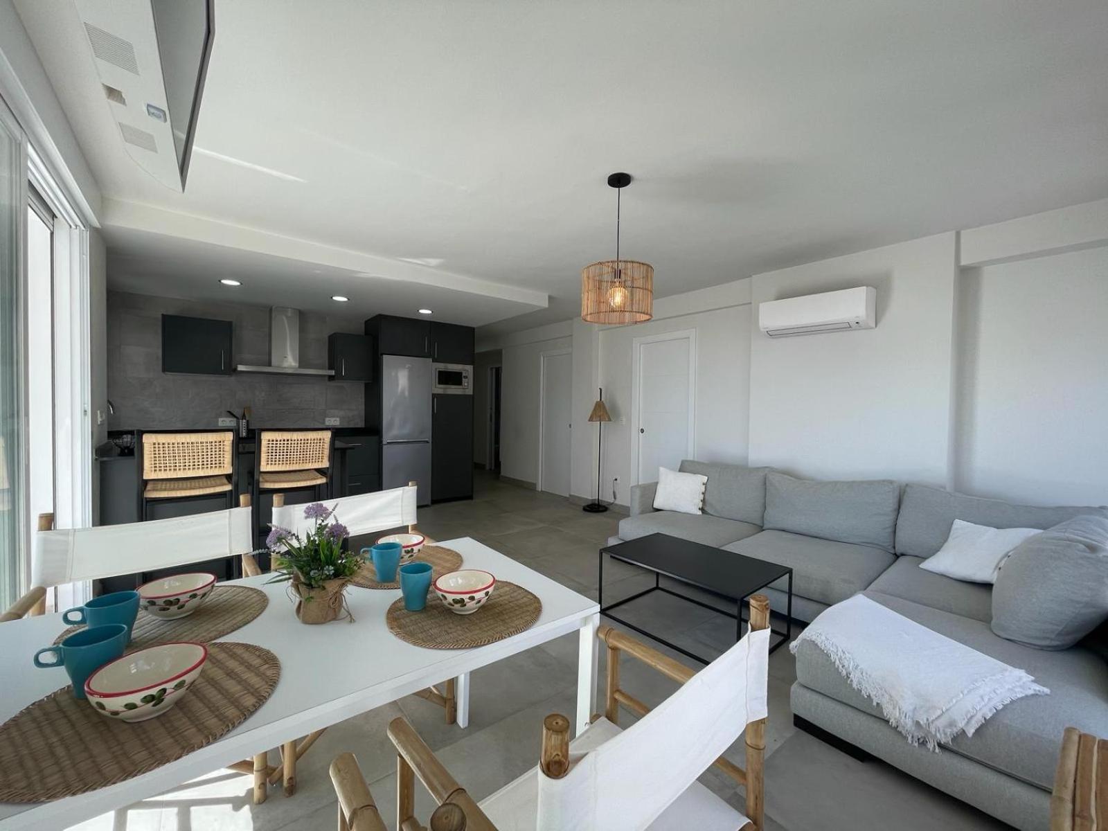 Terrasol Torre Del Mar 1º Linea De Playaアパートメント エクステリア 写真